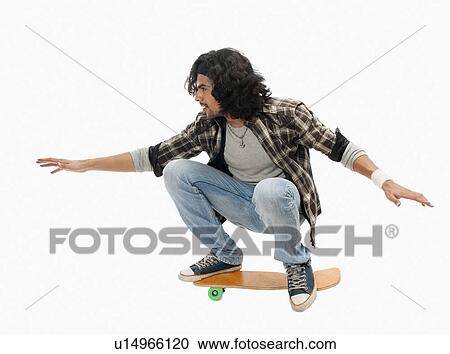 Man skateboarding View Large Photo Image Stock Image - Man skateboarding. Fotosearch