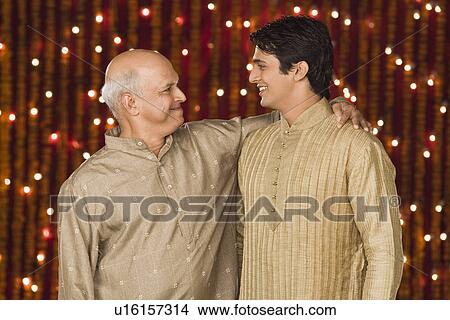 Picture - Man with his son. Fotosearch