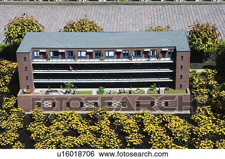 Miniature office building in a miniature city, Madurodam, Scheveningen, The Hague, Netherlands View Large Photo Image Stock Photograph - Miniature office building in a miniature city, Madurodam, Scheveningen, The Hague, Netherlands. Fotosearch