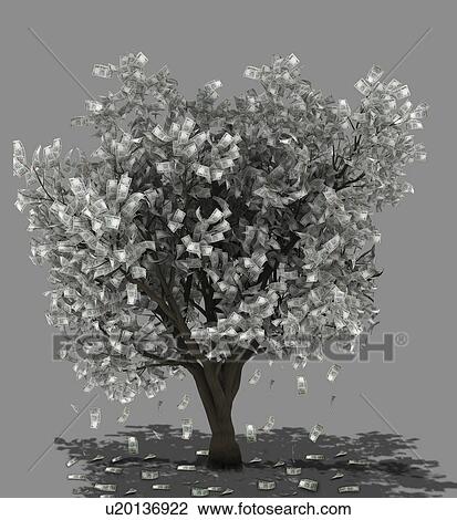 Stock Image - Money tree. Fotosearch