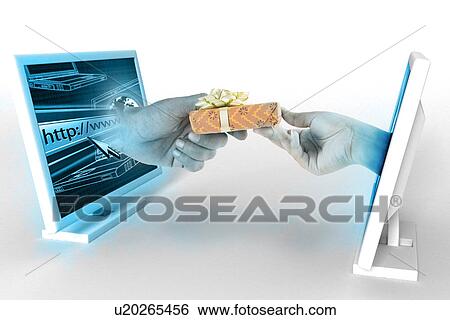 Online gifting View Large Photo Image Stock Photograph - Online gifting. Fotosearch