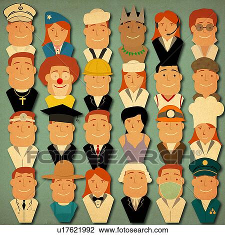 People with different occupations View Large Photo Image Stock Image - People with different occupations. Fotosearch