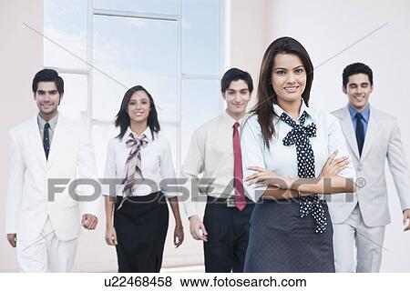 Portrait of a businesswoman smiling View Large Photo Image Stock Photo - Portrait of a businesswoman smiling. Fotosearch