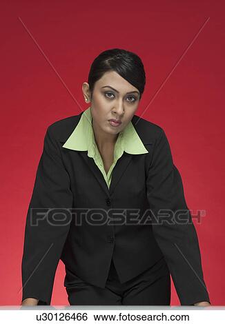 Stock Photograph - Portrait of a businesswoman. Fotosearch