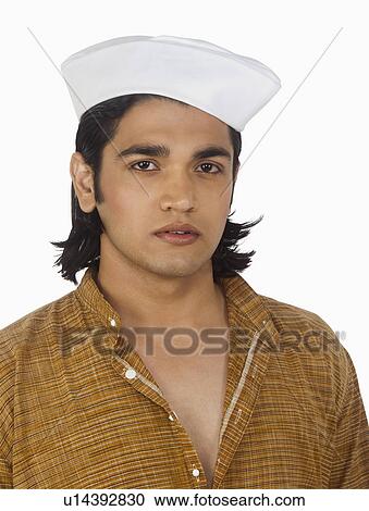 Stock Image - Portrait of a man. Fotosearch