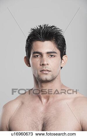 Stock Image - Portrait of a man. Fotosearch