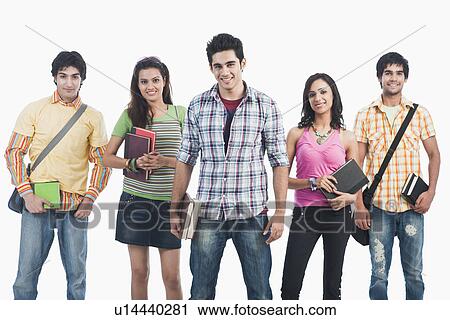 Portrait of college students having fun View Large Photo Image Stock Image - Portrait of college students having fun. Fotosearch