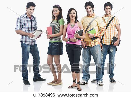 Portrait of college students having fun View Large Photo Image Stock Photograph - Portrait of college students having fun. Fotosearch