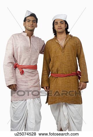 Portrait of two men standing together View Large Photo Image Stock Photo - Portrait of two men standing together. Fotosearch