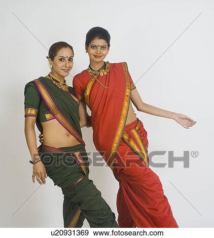 Portrait of two women dancing View Large Photo Image Stock Photo - Portrait of two women dancing. Fotosearch