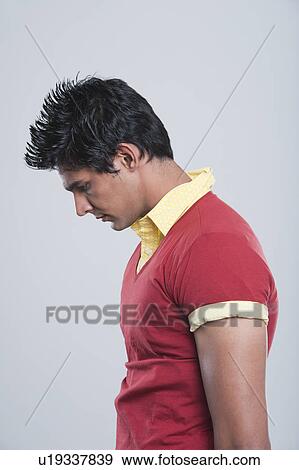 Stock Photo - Profile of a man. Fotosearch