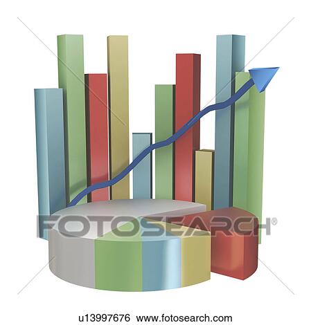 Stock Photograph - Progressive line graph. Fotosearch
