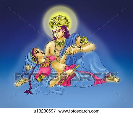 Radha Krishna View Large Photo Image Stock Photo - Radha Krishna. Fotosearch