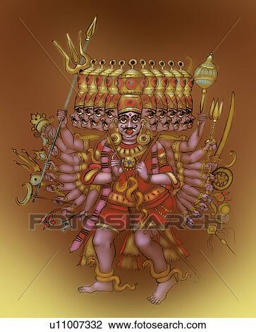 Ravana the Demon king View Large Photo Image Stock Image - Ravana the Demon king. Fotosearch