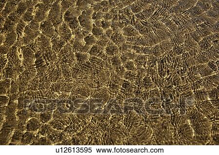 Stock Photography - Rippled pattern on a water surface, Goa, India. Fotosearch