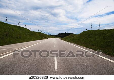Stock Photograph - Road, Cesky Krumlov, South Bohemian Region, Czech Republic. Fotosearch