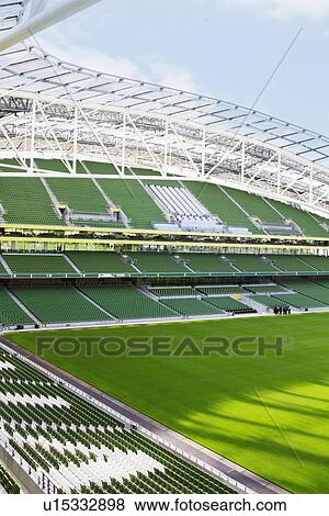 Stock Photo - Rugby stadium, Aviva Stadium, Dublin, Republic of Ireland. Fotosearch