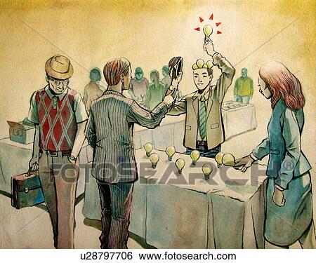 Stock Photograph - Selling ideas. Fotosearch