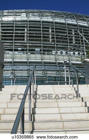 Staircase of a stadium, Aviva Stadium, Dublin, Republic of Ireland View Large Photo Image Stock Photography - Staircase of a stadium, Aviva Stadium, Dublin, Republic of Ireland. Fotosearch