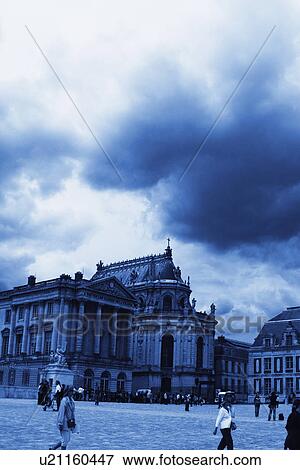 Storm clouds over a palace, Chateau de Versailles, Versailles, Paris, France View Large Photo Image Stock Photo - Storm clouds over a palace, Chateau de Versailles, Versailles, Paris, France. Fotosearch