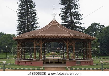 Structure in a botanical garden, Lal Bagh Botanical Garden, Bangalore, Karnataka, India View Large Photo Image Stock Photo - Structure in a botanical garden, Lal Bagh Botanical Garden, Bangalore, Karnataka, India. Fotosearch
