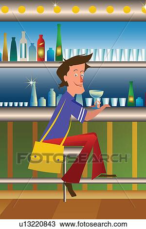 Teenage boy at a bar counter View Large Photo Image Stock Image - Teenage boy at a bar counter. Fotosearch
