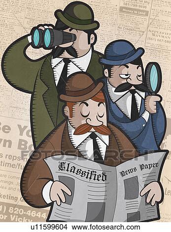 Three businessmen searching job View Large Photo Image Picture - Three businessmen searching job. Fotosearch