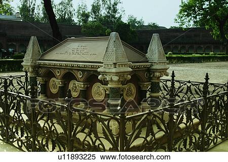 Tomb of John Russell Colvin in a fort, Agra Fort, Agra, Uttar Pradesh, India View Large Photo Image Stock Photography - Tomb of John Russell Colvin in a fort, Agra Fort, Agra, Uttar Pradesh, India. Fotosearch