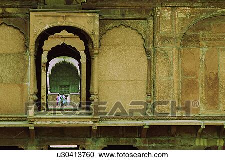 Tourists in a fort, Red Fort, Delhi, India View Large Photo Image Stock Image - Tourists in a fort, Red Fort, Delhi, India. Fotosearch