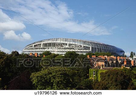 Trees in front of a stadium, Aviva Stadium, Dublin, Republic of Ireland View Large Photo Image Stock Photograph - Trees in front of a stadium, Aviva Stadium, Dublin, Republic of Ireland. Fotosearch