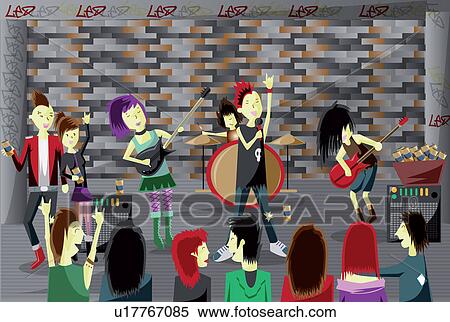 University students performing a musical show View Large Photo Image Stock Photography - University students performing a musical show. Fotosearch