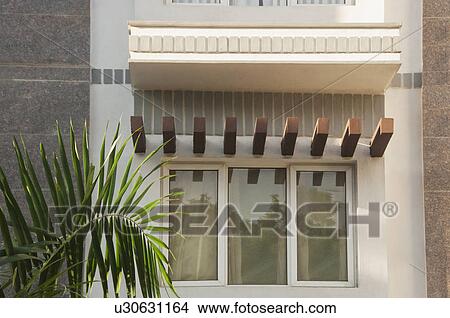 Picture - Window of a house, Tirupati, Andhra Pradesh, India. Fotosearch