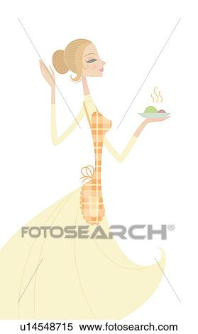 Woman preparing breakfast View Large Photo Image Stock Photography - Woman preparing breakfast. Fotosearch
