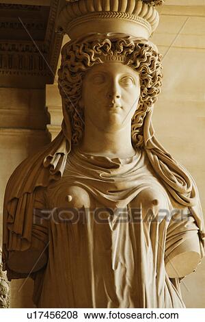 Woman's statue in a museum, Musee du Louvre, Paris, France View Large Photo Image Stock Photo - Woman's statue in a museum, Musee du Louvre, Paris, France. Fotosearch