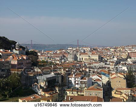 Aerial view of coastal city View Large Photo Image Stock Photograph - Aerial view of coastal city. Fotosearch