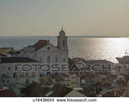 Aerial view of ornate buildings in city View Large Photo Image Picture - Aerial view of ornate buildings in city. Fotosearch