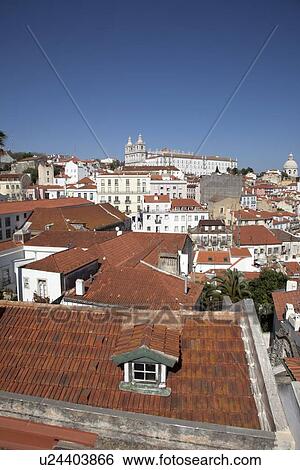 Aerial view of village rooftops View Large Photo Image Stock Photograph - Aerial view of village rooftops. Fotosearch