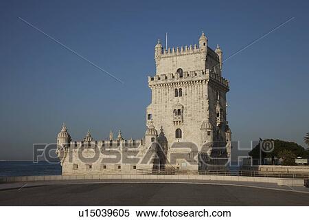 Stock Photography - Castle built on coastline. Fotosearch