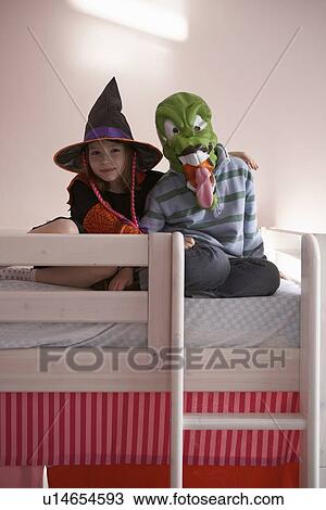 Children wearing Halloween costumes View Large Photo Image Stock Image - Children wearing Halloween costumes. Fotosearch