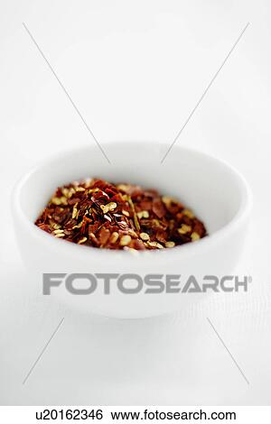 Close up of bowl of red pepper View Large Photo Image Stock Photograph - Close up of bowl of red pepper. Fotosearch