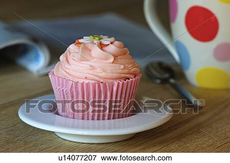 Close up of decorated cupcake View Large Photo Image Stock Photo - Close up of decorated cupcake. Fotosearch