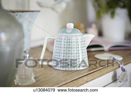 Close up of decorative cream pot View Large Photo Image Stock Photo - Close up of decorative cream pot. Fotosearch