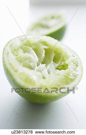 Close up of juiced lime View Large Photo Image Stock Photo - Close up of juiced lime. Fotosearch