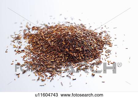 Stock Image - Close up of pile of tea leaves. Fotosearch