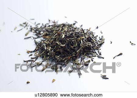 Close up of pile of tea leaves View Large Photo Image Stock Image - Close up of pile of tea leaves. Fotosearch
