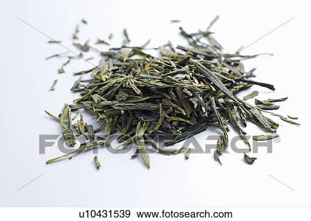 Stock Photo - Close up of pile of tea leaves. Fotosearch