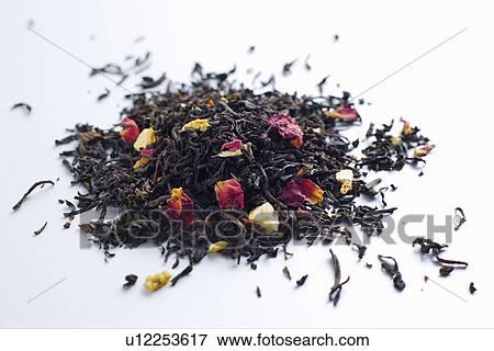 Close up of pile of tea leaves View Large Photo Image Stock Photo - Close up of pile of tea leaves. Fotosearch