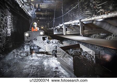Coal miner working in mine View Large Photo Image Picture - Coal miner working in mine. Fotosearch