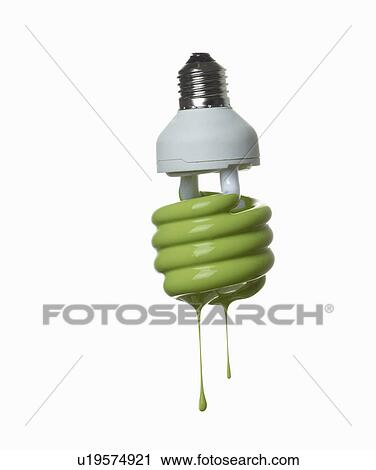 Fluorescent light bulb dripping in green View Large Photo Image Stock Image - Fluorescent light bulb dripping in green. Fotosearch
