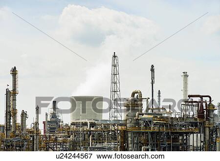 Stock Photo - Infrastructure of factory. Fotosearch